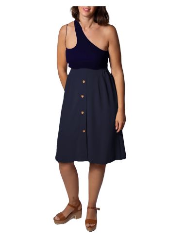 Falda para mujer de verano. Color beig.