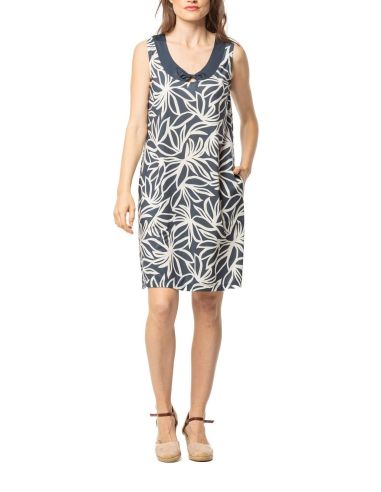 Vestido de verano para mujer. Detalle frontal.