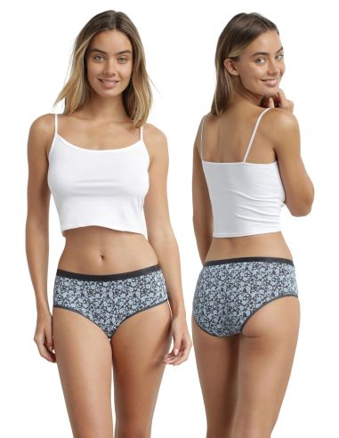 Pack 3 braguitas culotte, varios estampados frontal