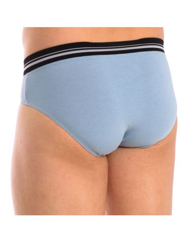 Slip cerrado de hombre con cintura extra suave. Delantero. Color Blanco