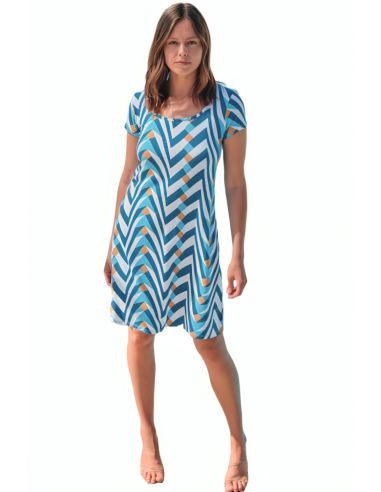 Vestido de verano para mujer. Detalle frontal.