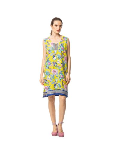 Vestido de verano para mujer. Detalle frontal.