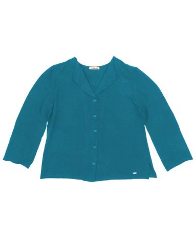 Blusa de verano para mujer. Detalle frontal.