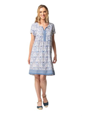 Vestido de verano para mujer. Detalle frontal.