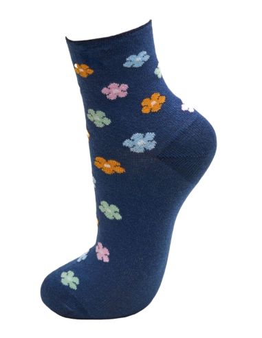 Calcetines tobilleros de verano para mujer. Color celeste.