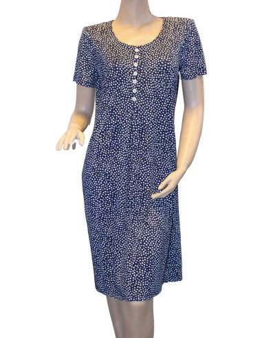 Vestido de punto verano para mujer. Detalle frontal.