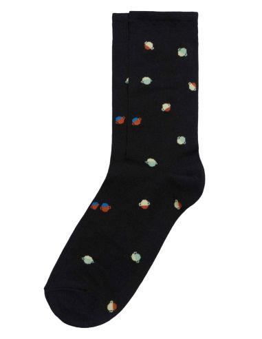 Calcetines estampados de verano para hombre. Detalle frontal. Colores.
